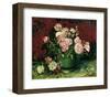 Roses and Peonies, c.1886-Vincent van Gogh-Framed Giclee Print