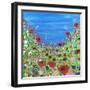 Roses and Poppies-Caroline Duncan-Framed Giclee Print