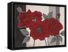 Roses and Stripes 1-Ariane Martine-Framed Stretched Canvas