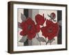 Roses and Stripes 2-Ariane Martine-Framed Art Print