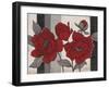 Roses and Stripes 2-Ariane Martine-Framed Art Print