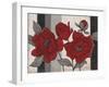 Roses and Stripes 2-Ariane Martine-Framed Art Print