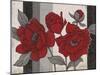 Roses and Stripes 2-Ariane Martine-Mounted Art Print