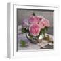 Roses and Teapot-Catherine Beyler-Framed Art Print