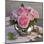 Roses and Teapot-Catherine Beyler-Mounted Art Print