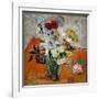 Roses and Wind-Flowers, 1890 (Oil on Canvas)-Vincent van Gogh-Framed Giclee Print