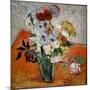 Roses and Wind-Flowers, 1890 (Oil on Canvas)-Vincent van Gogh-Mounted Giclee Print