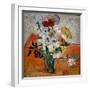 Roses and Wind-Flowers, 1890 (Oil on Canvas)-Vincent van Gogh-Framed Giclee Print