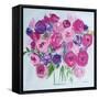 Roses are Pink-Farida Zaman-Framed Stretched Canvas