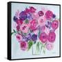 Roses are Pink-Farida Zaman-Framed Stretched Canvas