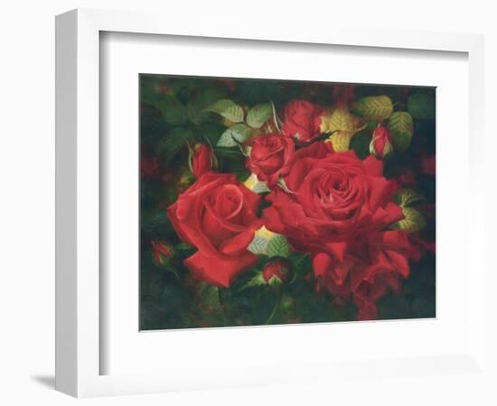 Roses Are Red-Bowmy-Framed Art Print