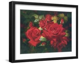 Roses Are Red-Bowmy-Framed Art Print