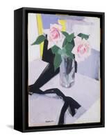 Roses at Cassis, 1921-Francis Campbell Boileau Cadell-Framed Stretched Canvas