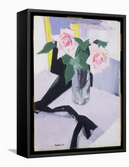 Roses at Cassis, 1921-Francis Campbell Boileau Cadell-Framed Stretched Canvas