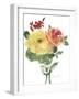 Roses Bogonvilia 1-Marietta Cohen Art and Design-Framed Giclee Print