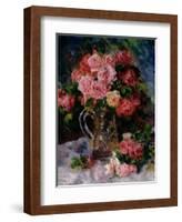 Roses, C.1879-Pierre-Auguste Renoir-Framed Giclee Print