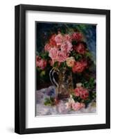 Roses, C.1879-Pierre-Auguste Renoir-Framed Giclee Print