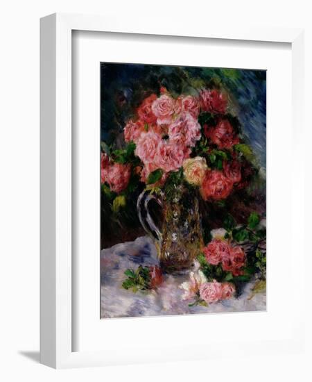 Roses, C.1879-Pierre-Auguste Renoir-Framed Giclee Print