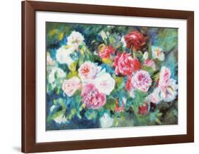 Roses, c.1885-Pierre-Auguste Renoir-Framed Art Print