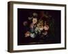 Roses, Carnations, Hyacinths and Flowers-Jean-Baptiste Monnoyer-Framed Giclee Print