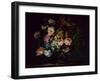 Roses, Carnations, Hyacinths and Flowers-Jean-Baptiste Monnoyer-Framed Giclee Print