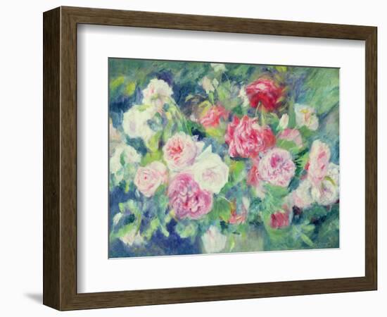 Roses, circa 1885-Pierre-Auguste Renoir-Framed Premium Giclee Print