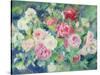 Roses, circa 1885-Pierre-Auguste Renoir-Stretched Canvas