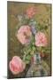 Roses, Convolvulus and Delphiniums-James Holland-Mounted Giclee Print