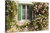 Roses Cover a House in the Village of Chedigny, Indre-Et-Loire, Centre, France, Europe-Julian Elliott-Stretched Canvas