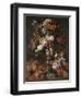 Roses, Dahlias, Convolvulus, a Tulip and Other Flowers, 1689-Sir William Beechey-Framed Giclee Print