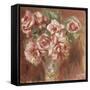 Roses dans un vase-Pierre-Auguste Renoir-Framed Stretched Canvas