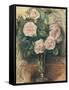 Roses dans un verre-Pierre-Auguste Renoir-Framed Stretched Canvas