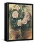 Roses dans un verre-Pierre-Auguste Renoir-Framed Stretched Canvas