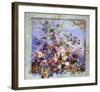 Roses dans une Fenetre-Pierre-Auguste Renoir-Framed Art Print