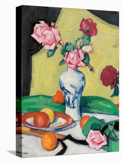 Roses, Early 1920S-Samuel John Peploe-Stretched Canvas