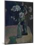 Roses et statuettes-Paul Gauguin-Mounted Giclee Print