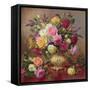 Roses from a Victorian Garden-Albert Williams-Framed Stretched Canvas