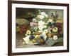 Roses from Nice-Eugene Henri Cauchois-Framed Giclee Print