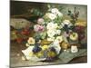 Roses from Nice-Eugene Henri Cauchois-Mounted Giclee Print