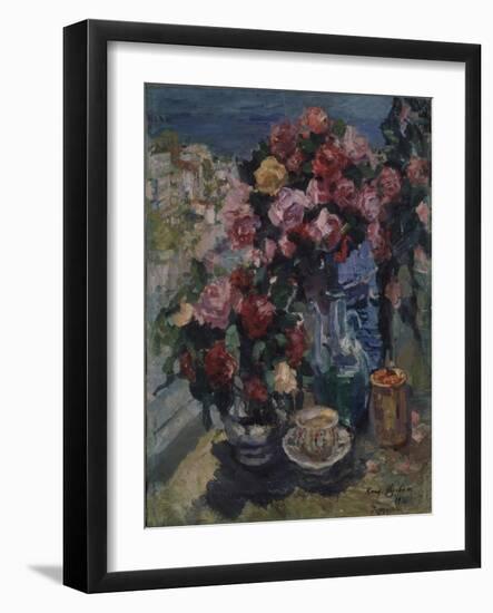 Roses, Gurzuf, 1916-Konstantin Alexeyevich Korovin-Framed Giclee Print