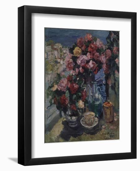 Roses, Gurzuf, 1916-Konstantin Alexeyevich Korovin-Framed Premium Giclee Print