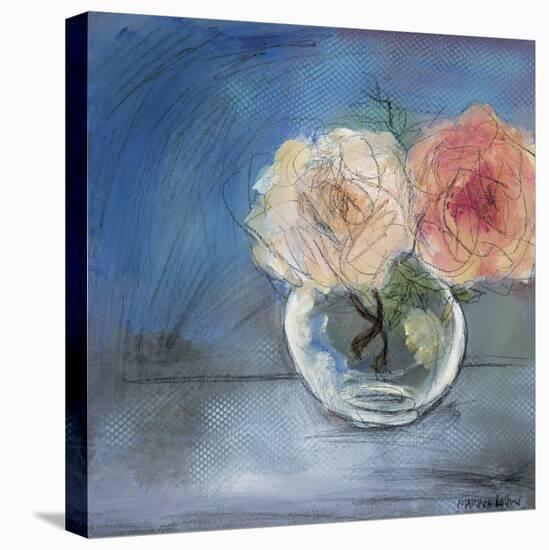 Roses I-Marina Louw-Stretched Canvas