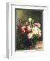 Roses in a Basket-Hermann Looschen-Framed Giclee Print