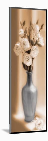 Roses In A Blue Vase-Christine Zalewski-Mounted Art Print