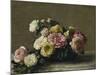 Roses in a Bowl, c.1882-Henri Fantin-Latour-Mounted Giclee Print