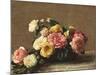 Roses in a Bowl-Henri Fantin-Latour-Mounted Giclee Print