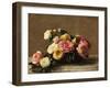 Roses in a Bowl-Henri Fantin-Latour-Framed Art Print