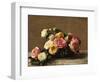 Roses in a Bowl-Henri Fantin-Latour-Framed Art Print