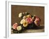 Roses in a Bowl-Henri Fantin-Latour-Framed Art Print