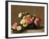 Roses in a Bowl-Henri Fantin-Latour-Framed Art Print